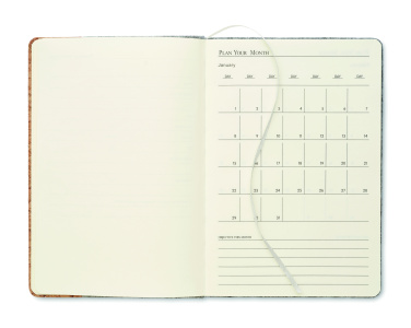 Logotrade advertising products photo of: A5 RPET cork notebook