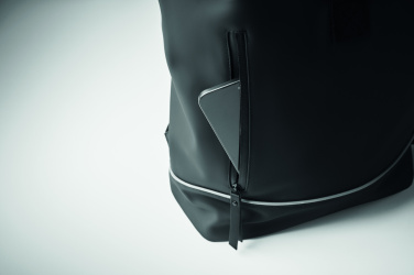 Logo trade promotional gift photo of: Laptop 15" roll top PU backpack