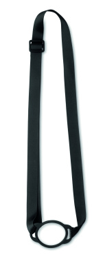 Logo trade promotional giveaways image of: Lanyard with cup holder 6cm