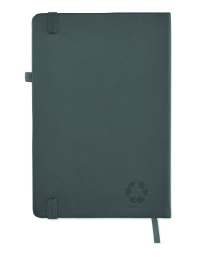 Logo trade promotional products image of: Recycled Leather A5 notebook