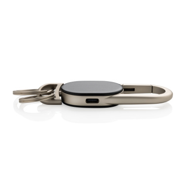 Logo trade advertising products image of: Keyfinder keychain with worldwide locating and USB C