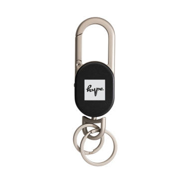 Logo trade promotional merchandise photo of: Keyfinder keychain with worldwide locating and USB C