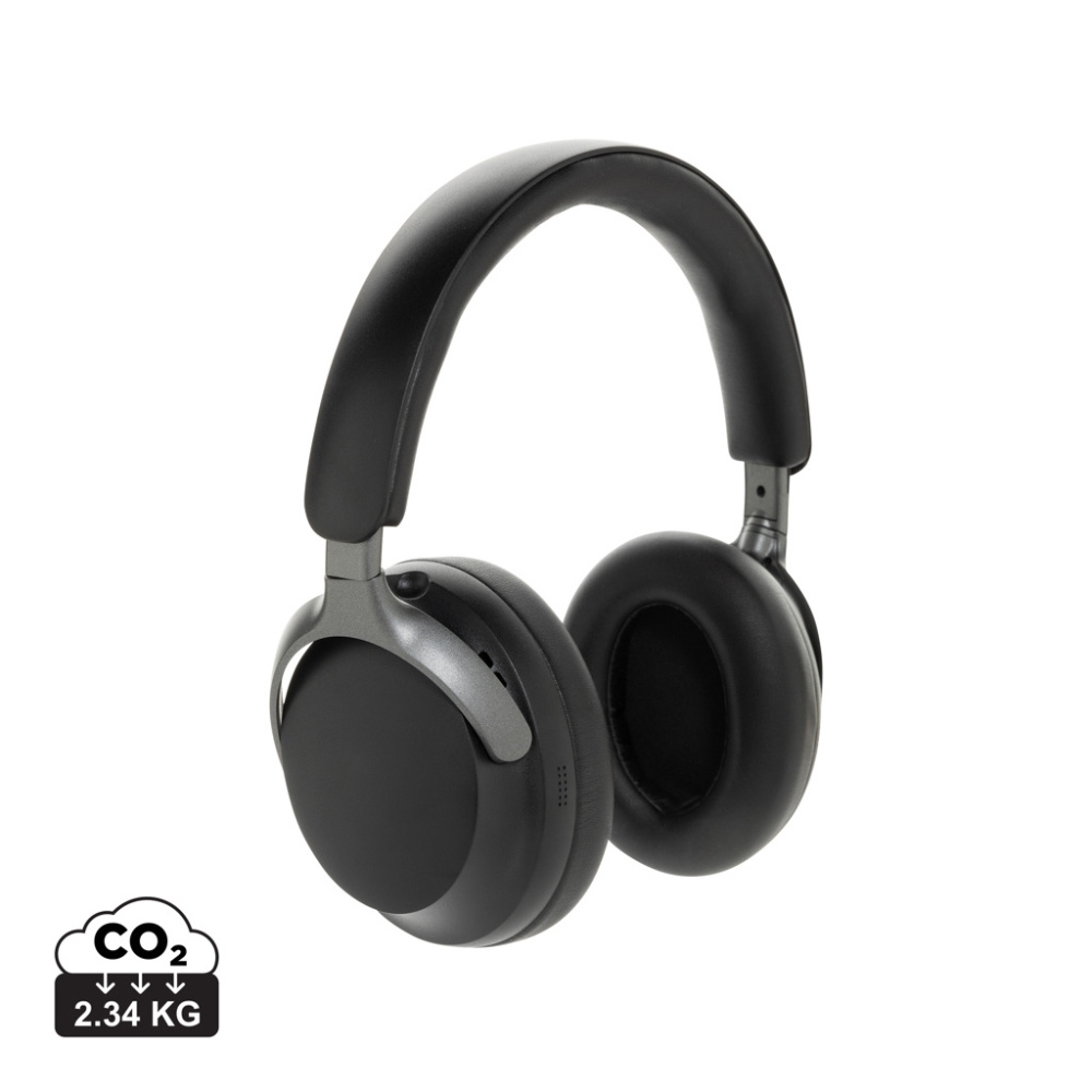 Logo trade advertising products picture of: Soundpro RCS recycled plastic ANC headphone