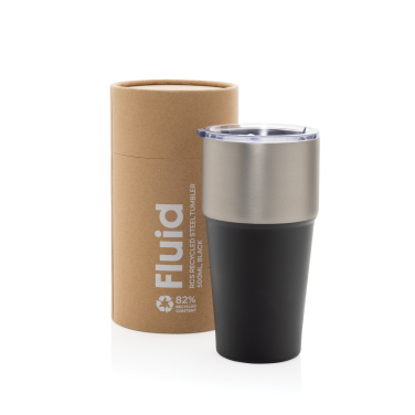 Logo trade promotional products picture of: Fluid RCS certified recycled steel tumbler 500ml