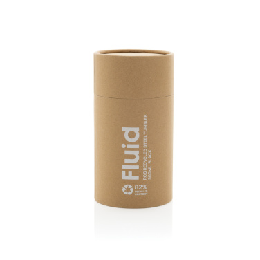 Logotrade advertising products photo of: Fluid RCS certified recycled steel tumbler 500ml