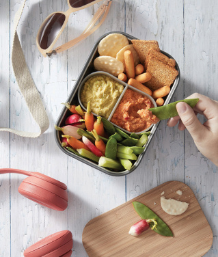 Logo trade promotional gifts picture of: Black+Blum Stainless Steel Sandwich Box Large