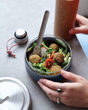 Logo trade promotional gifts picture of: Black+Blum Glass Lunch Bowl 750ml