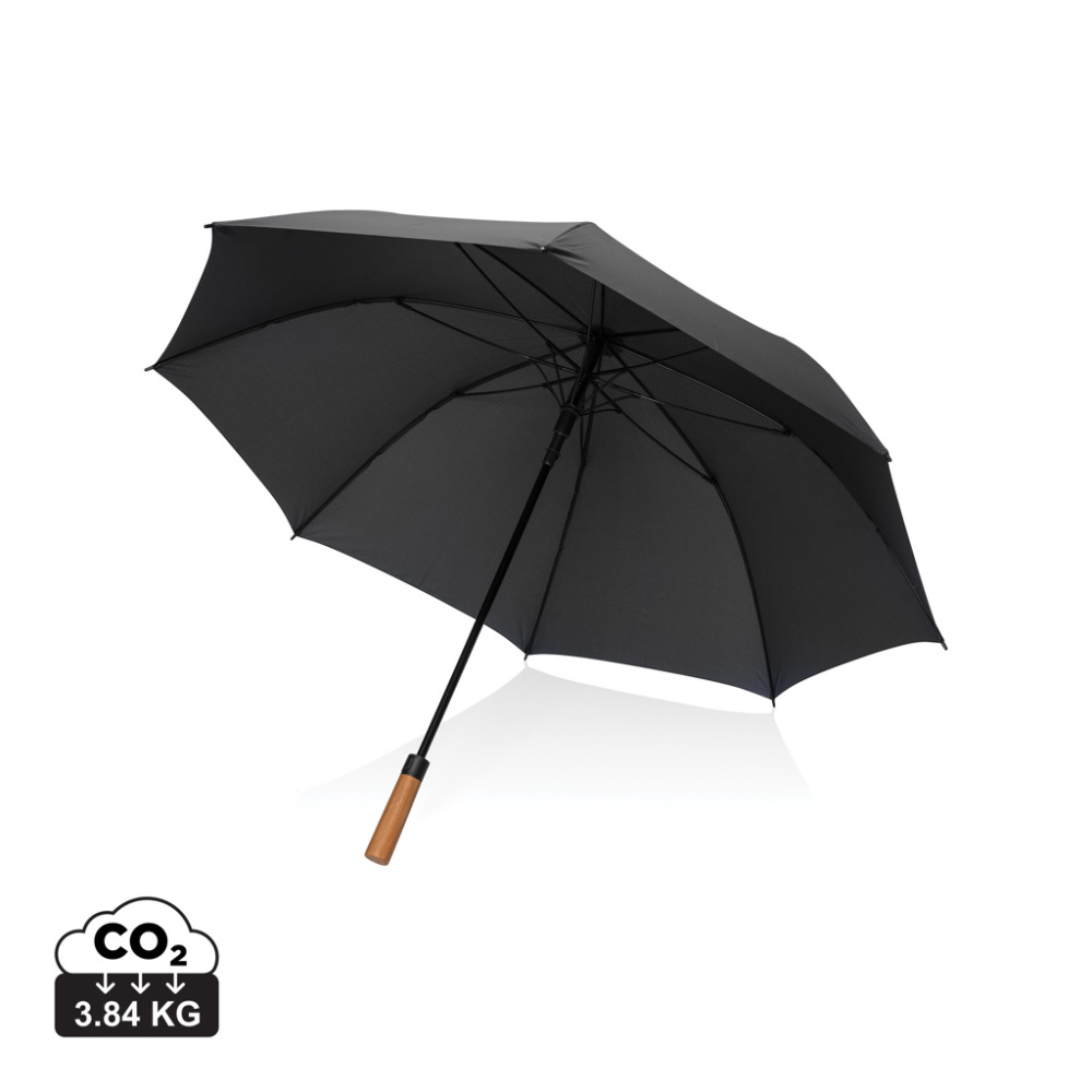 Logo trade promotional gift photo of: Tony  Aware™ RPET 30 inch acacia auto open umbrella