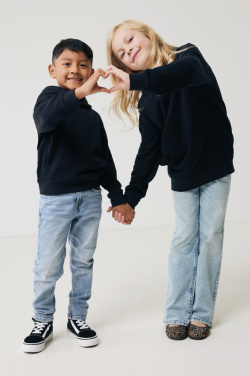 Logo trade advertising products image of: Iqoniq Yengo kids recycled cotton hoodie with sidepockets