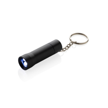 Logo trade business gift photo of: Flash RCS recycled aluminium keychain torch