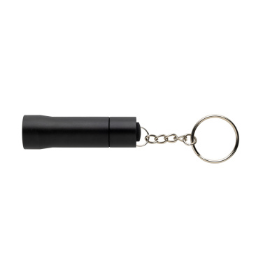 Logo trade promotional product photo of: Flash RCS recycled aluminium keychain torch