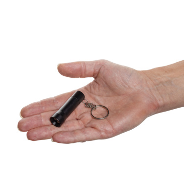 Logotrade promotional products photo of: Flash RCS recycled aluminium keychain torch