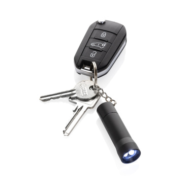 Logotrade promotional gift picture of: Flash RCS recycled aluminium keychain torch