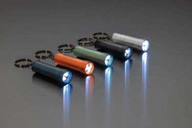 Logotrade business gift image of: Flash RCS recycled aluminium keychain torch