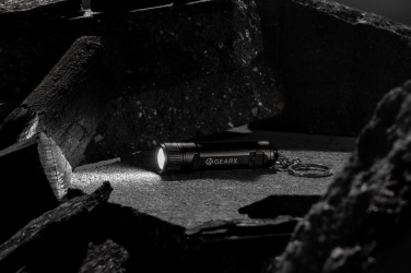 Logotrade promotional giveaway image of: Gear X rechargeable ultra bright keychain torch
