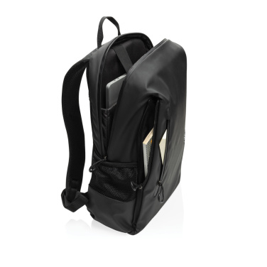 Logo trade advertising products image of: Lima Aware™ RPET water resistant 15.6 laptop backpack