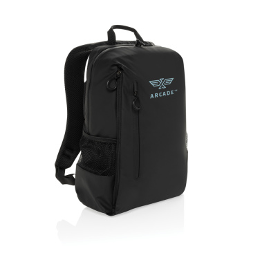 Logo trade promotional products picture of: Lima Aware™ RPET water resistant 15.6 laptop backpack