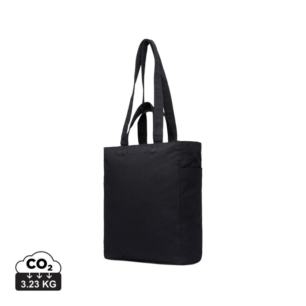 Logotrade business gift image of: VINGA Hilo AWARE™ recycled canvas zip tote