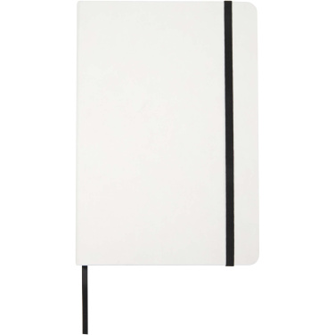 Logotrade promotional item image of: Holm A5 stone paper hard cover notebook with lined pages