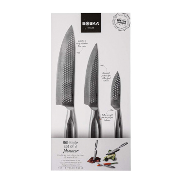 Logo trade promotional gift photo of: BOSKA Kitchen Knives Monaco+, set of 3