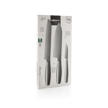 Logo trade corporate gifts picture of: BOSKA Kitchen Knives Copenhagen, set of 3