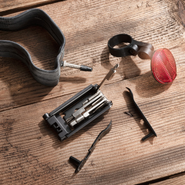 Logotrade business gift image of: Set of bike tools MERAPI Schwarzwolf