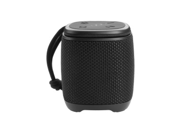 Logo trade corporate gift photo of: Bluetooth speaker HERMON Schwarzwolf