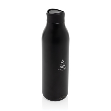 Logo trade business gifts image of: Avira Alok RCS re-steel 360 waterbottle 600ML