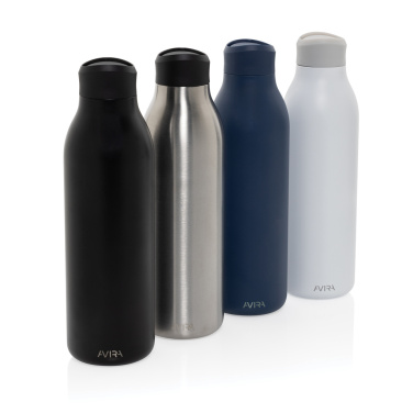 Logo trade promotional giveaway photo of: Avira Alok RCS re-steel 360 waterbottle 600ML