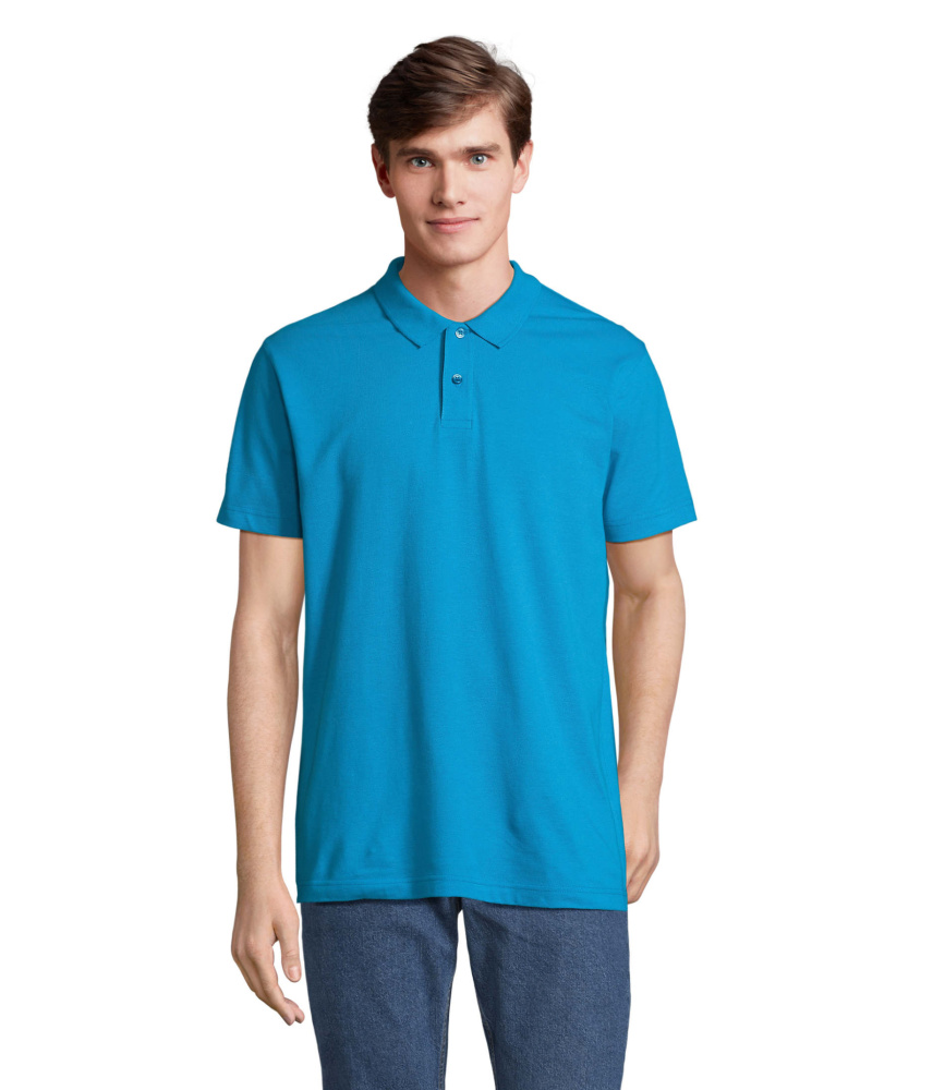 Logo trade promotional merchandise image of: PULSE UNISEX POLO
