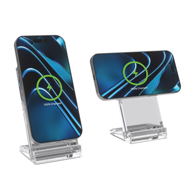Logotrade promotional gift picture of: Magcharge 15W magnetic wireless charging stand