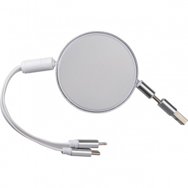 Logotrade promotional products photo of: Charging cable made from recycled aluminum Ostend