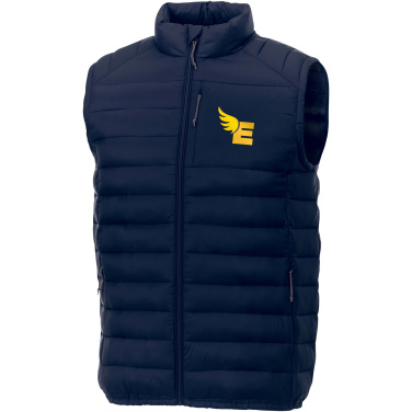 Logo trade promotional merchandise image of: Pallas men's GRS recycled insulated bodywarmer