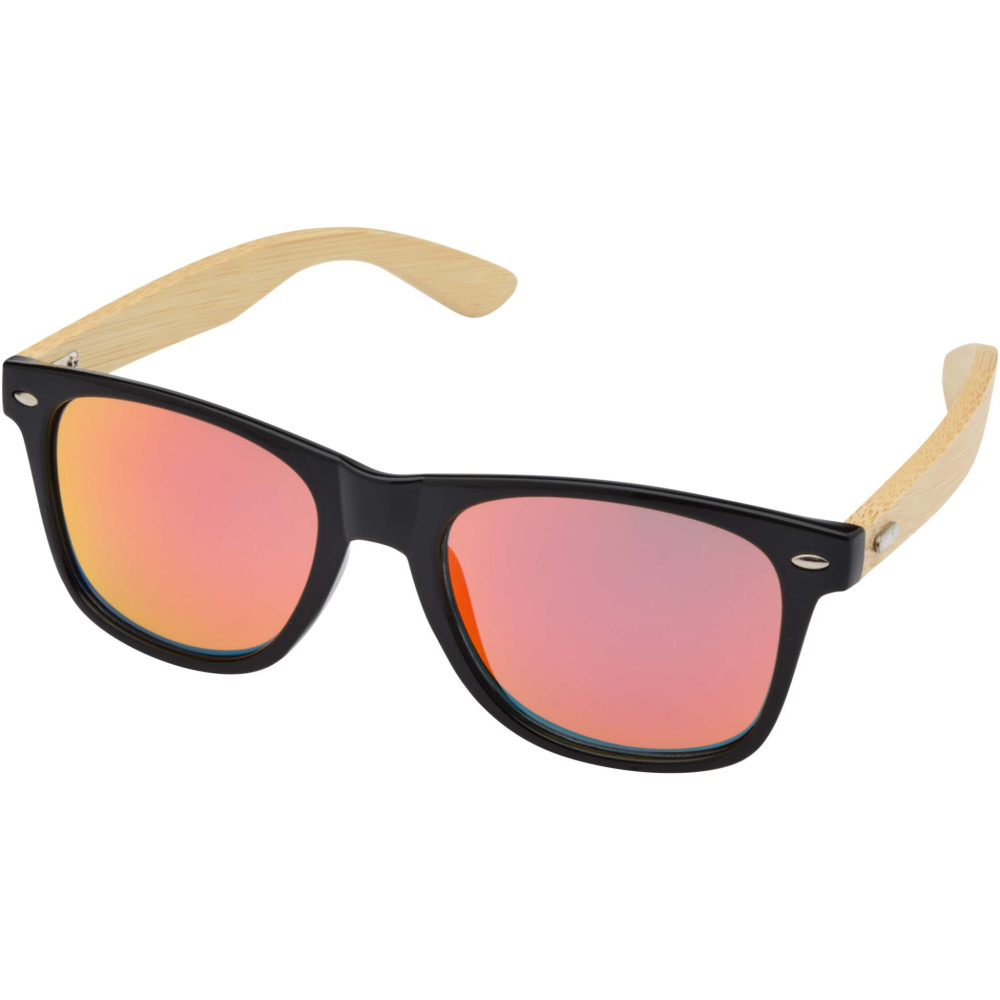 Logo trade promotional merchandise picture of: Hue sunglasses with bamboo temples