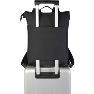 Logo trade promotional giveaways picture of: Turner 15.6" GRS recycled roll-top laptop backpack 12L