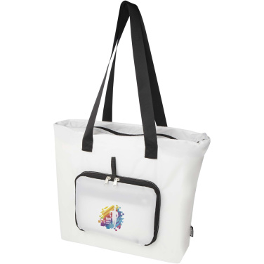 Logotrade promotional merchandise picture of: EcoFold RPET foldable tote bag 16L