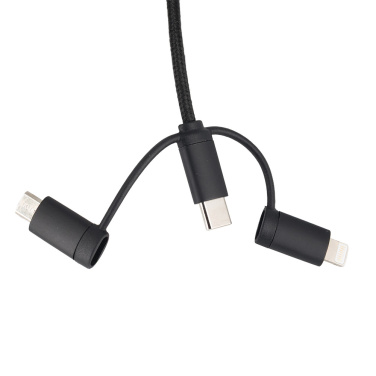 Logotrade promotional giveaway image of: Cable 4in1 with illuminated logo - LH-ZM02