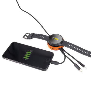 Logotrade advertising product picture of: Big cable 4in1 with illuminated logo - i5w