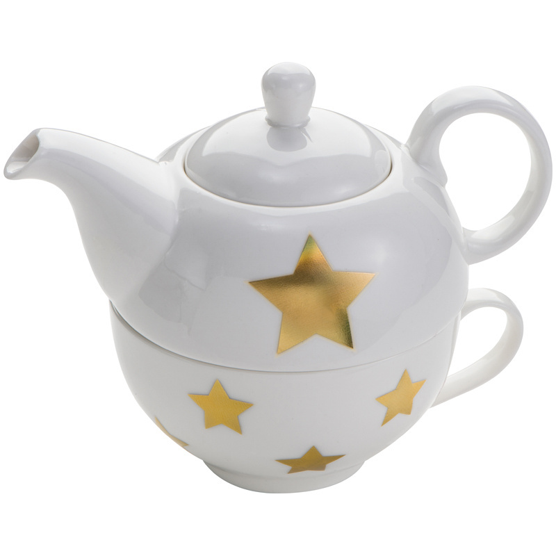 Logo trade promotional products image of: Porcelain tea set