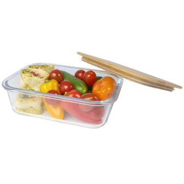 Logotrade business gifts photo of: Roby glass lunch box with bamboo lid