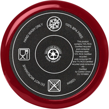 Logotrade advertising product image of: Melbourne 1200 ml RCS certified insulated tumbler with straw