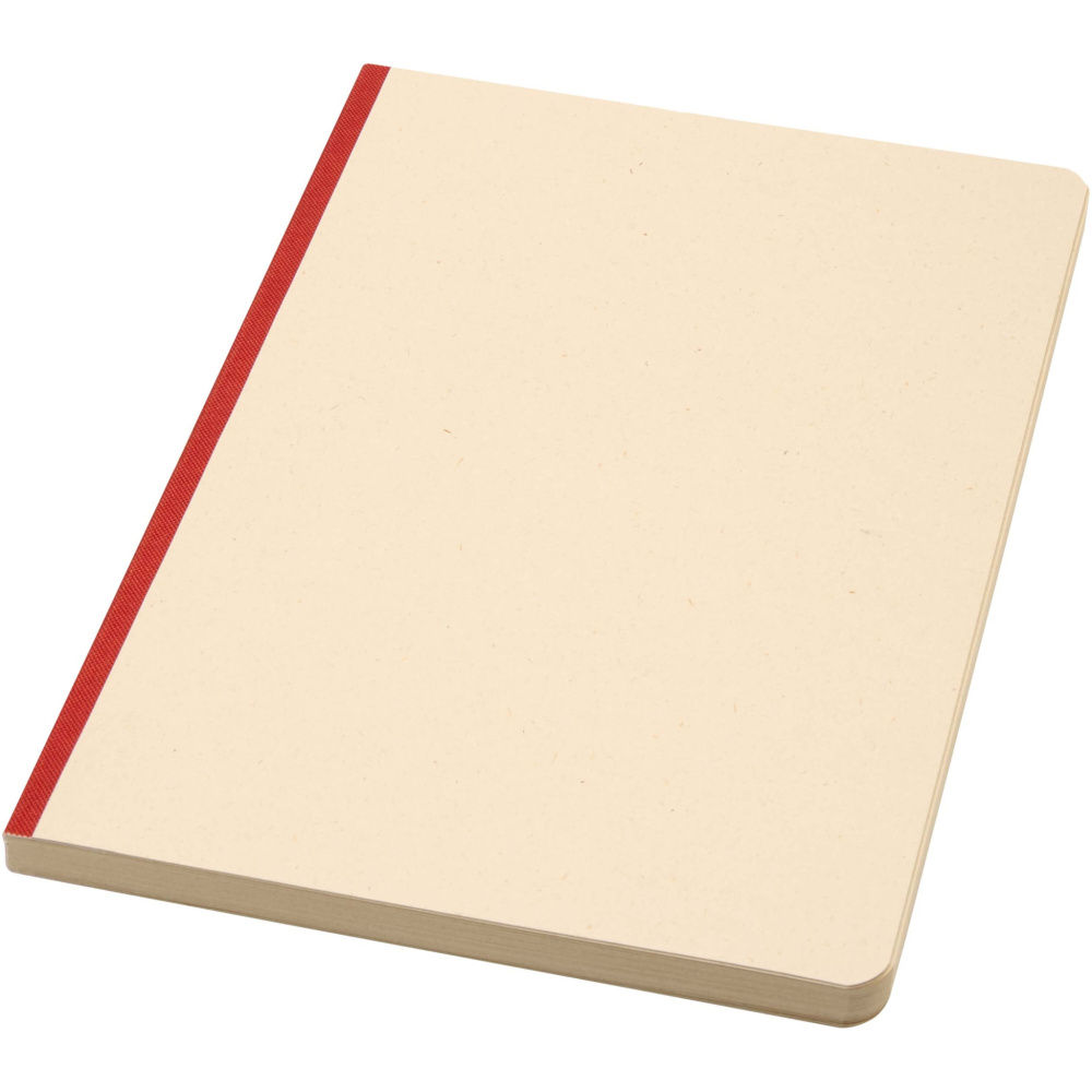 Logo trade promotional merchandise image of: Liliana A5 sugarcane and RPET soft cover notebook