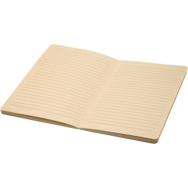 Logo trade promotional item photo of: Liliana A5 sugarcane and RPET soft cover notebook
