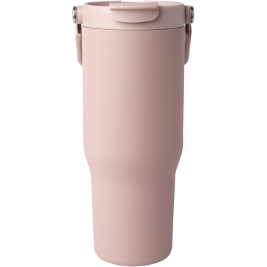 Logo trade promotional giveaway photo of: Bronx 900 ml RCS recycled stainless steel copper vacuum insulated tumbler with dual function lid