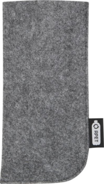Logotrade promotional item picture of: Felta GRS recycled pouch for glasses