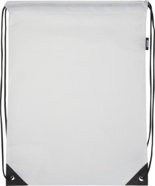 Logo trade promotional merchandise photo of: Evergreen GRS recycled non-woven drawstring bag 5L