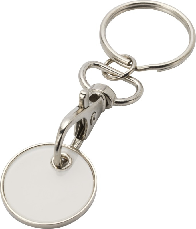 Logo trade promotional products picture of: Rory keyring with trolley coin
