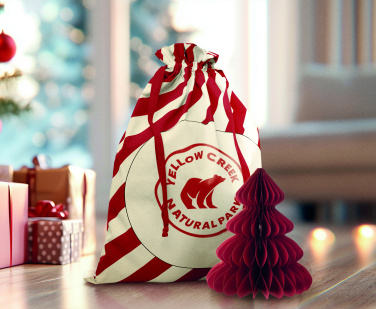 Logo trade advertising product photo of: Large Santa cotton bag