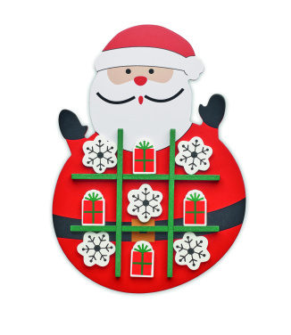 Logotrade advertising product image of: Christmas wooden tic tac toe