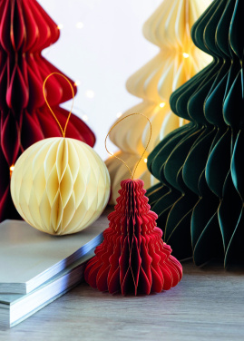 Logo trade advertising product photo of: Christmas paper tree hanger